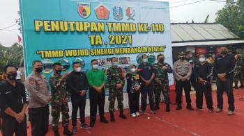 Mengambil Gambar, Sebelum Agenda Penutupan TMMD 110 Bojonegoro